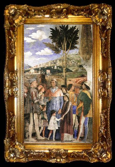 framed  Andrea Mantegna The Meeting, ta009-2
